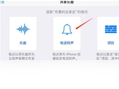 苹果换铃声库乐队怎么操作第4步