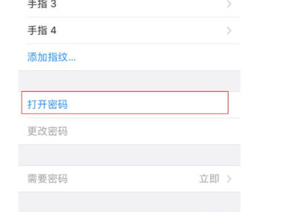 iphone密码第2步