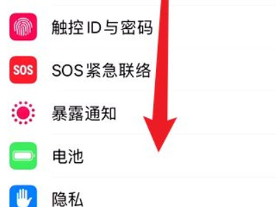 苹果手机电筒怎么打不开,图标变成了灰色第1步