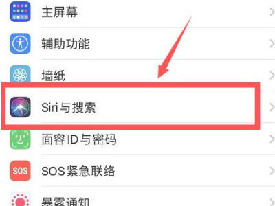 设置嘿siri无法录入声音第2步