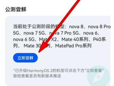 华为nova7怎么升级鸿蒙系统第3步