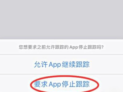 iphone怎么取消app跟踪第5步