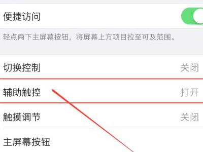 苹果手机屏幕上有个黑色圆圈怎么消除第4步