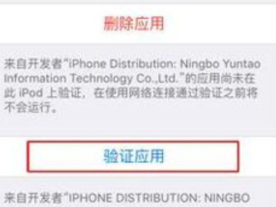 未受信任的企业级开发者怎么解决苹果手机第4步