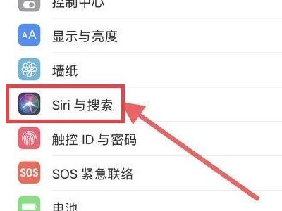 设置了唤醒siri无法唤醒第1步