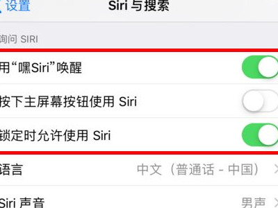 设置了唤醒siri无法唤醒第3步