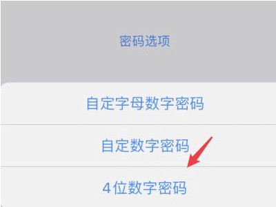 iphone12无法设置四位密码第7步