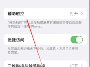 苹果手机怎么弄出小圆球第3步