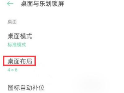 oppo手机桌面图标怎么设置第3步