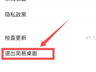 vivo退出简易桌面步骤第3步