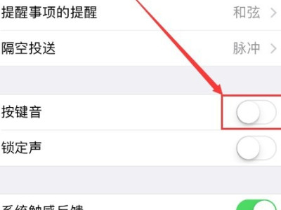 苹果手机键盘声音怎么关第4步