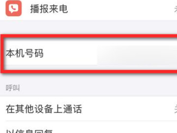 苹果手机如何查看本机号码第3步