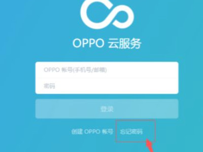 oppo云服务密码第3步