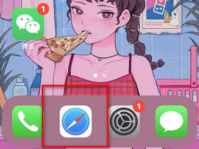 ios14浏览器怎么切换电脑版第1步