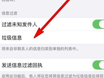 苹果拦截的短信哪里看第3步