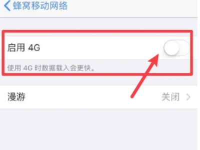 为什么4g卡显示2g网络第4步