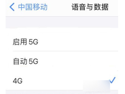 苹果125g手机怎么用5g网络第4步