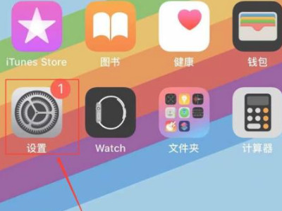 苹果面容解锁后直接进入桌面第1步
