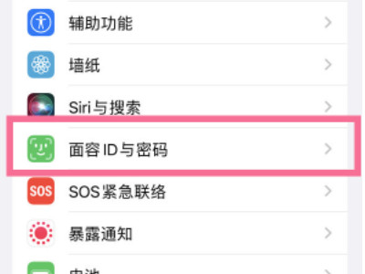 苹果面容解锁后直接进入桌面第2步