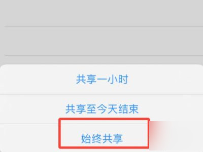 苹果查找怎么和别人共享位置第4步