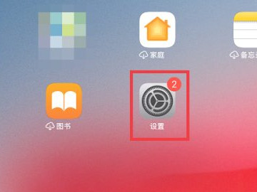 ipad2020触屏唤醒功能怎么设置第1步