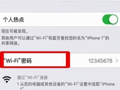 iphone个人热点连不上第5步