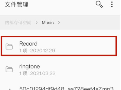 一加手机通话录音在哪里找第3步