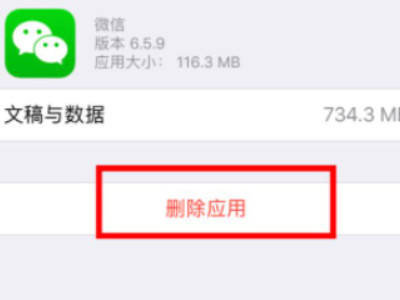 苹果如何卸载不在桌面上的APP第6步