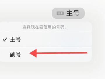 苹果手机拨号怎么选择卡1卡2第4步