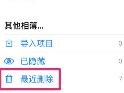 苹果被删除的视频能恢复吗第2步