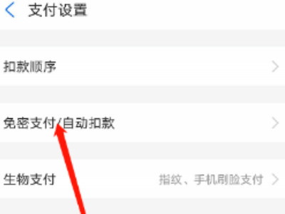 支付宝100以下免密怎么开启第5步