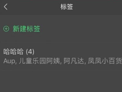 朋友圈不可见标签怎么删除第4步