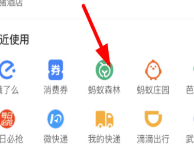 蚂蚁森林的藏狐怎么收能量第1步
