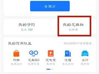 2021支付宝怎么刷芝麻粒第3步