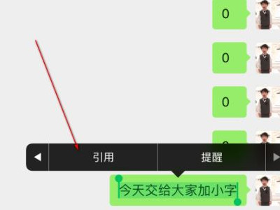 微信聊天底下的小字怎么弄第2步