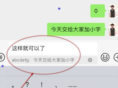 微信聊天底下的小字怎么弄第3步
