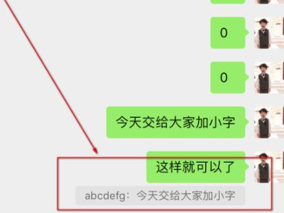 微信聊天底下的小字怎么弄第4步