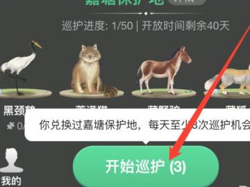 蚂蚁森林怎么领荒漠猫第3步