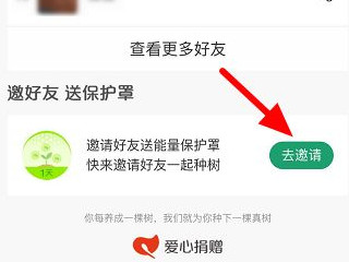 支付宝蚂蚁森林保护罩在哪里获取第3步