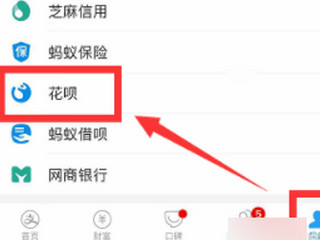 淘宝退回花呗的钱怎么查不到第1步