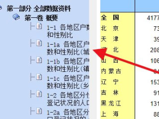人口普查数据在哪里查找第5步