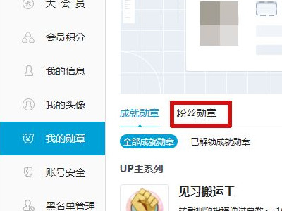 b站送20硬币怎么领粉丝勋章第2步