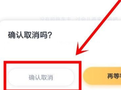 嘀嗒顺风车怎么取消订单 行程取消方法第5步