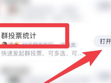 新版qq群投票怎么没有了第4步