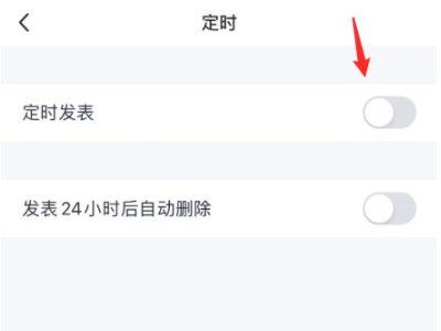 qq动态定时发表怎么用第5步