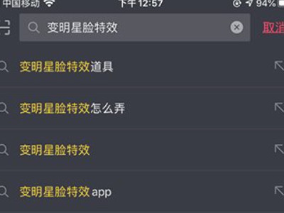 抖音变明星脸教程第2步