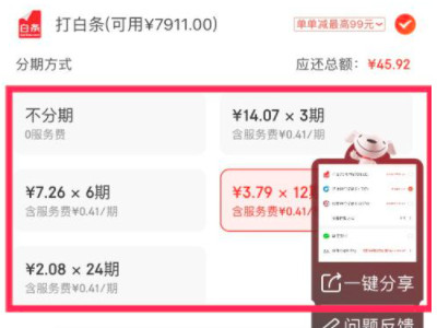 京东分期付款是怎么分期第4步