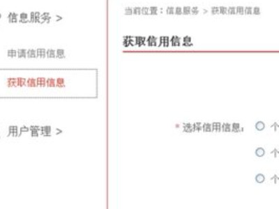 中征码如何获取第3步