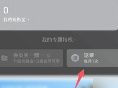 淘票票不支持退票咋办第2步