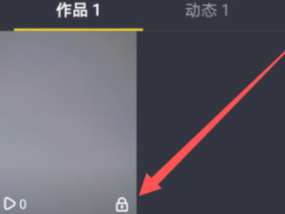 抖音明明有作品为什么别人看不到第1步